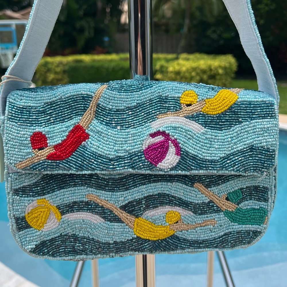 New Sol and Mer Beaded Bag Beach Swimmer viral TikTok